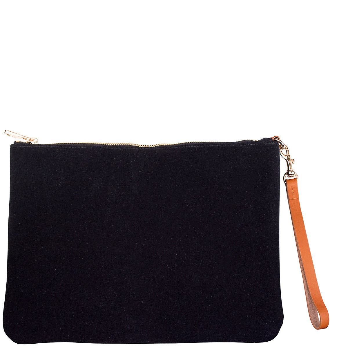 Sofie Suede Clutch