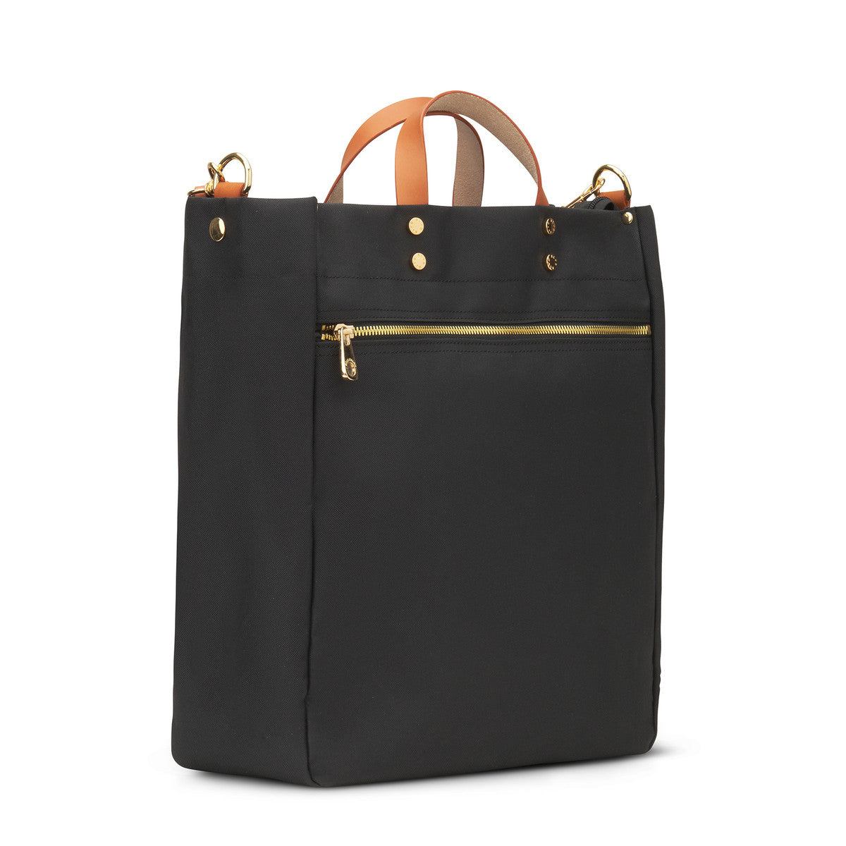 Parker Nylon Tote with Leather Accents