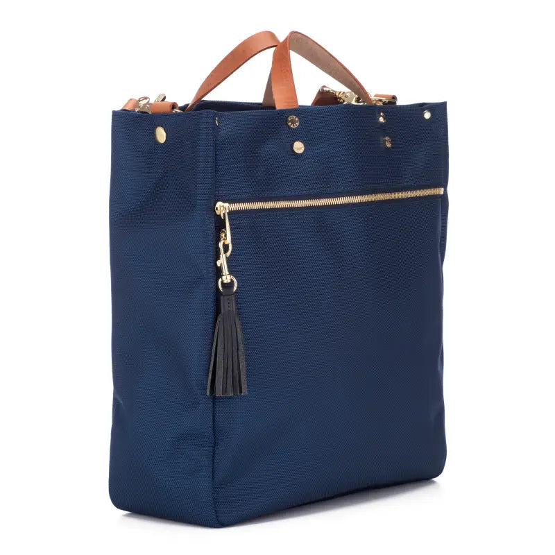 Parker Nylon Tote with Leather Accents