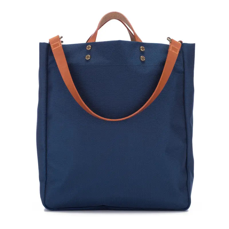 Parker Nylon Tote with Leather Accents