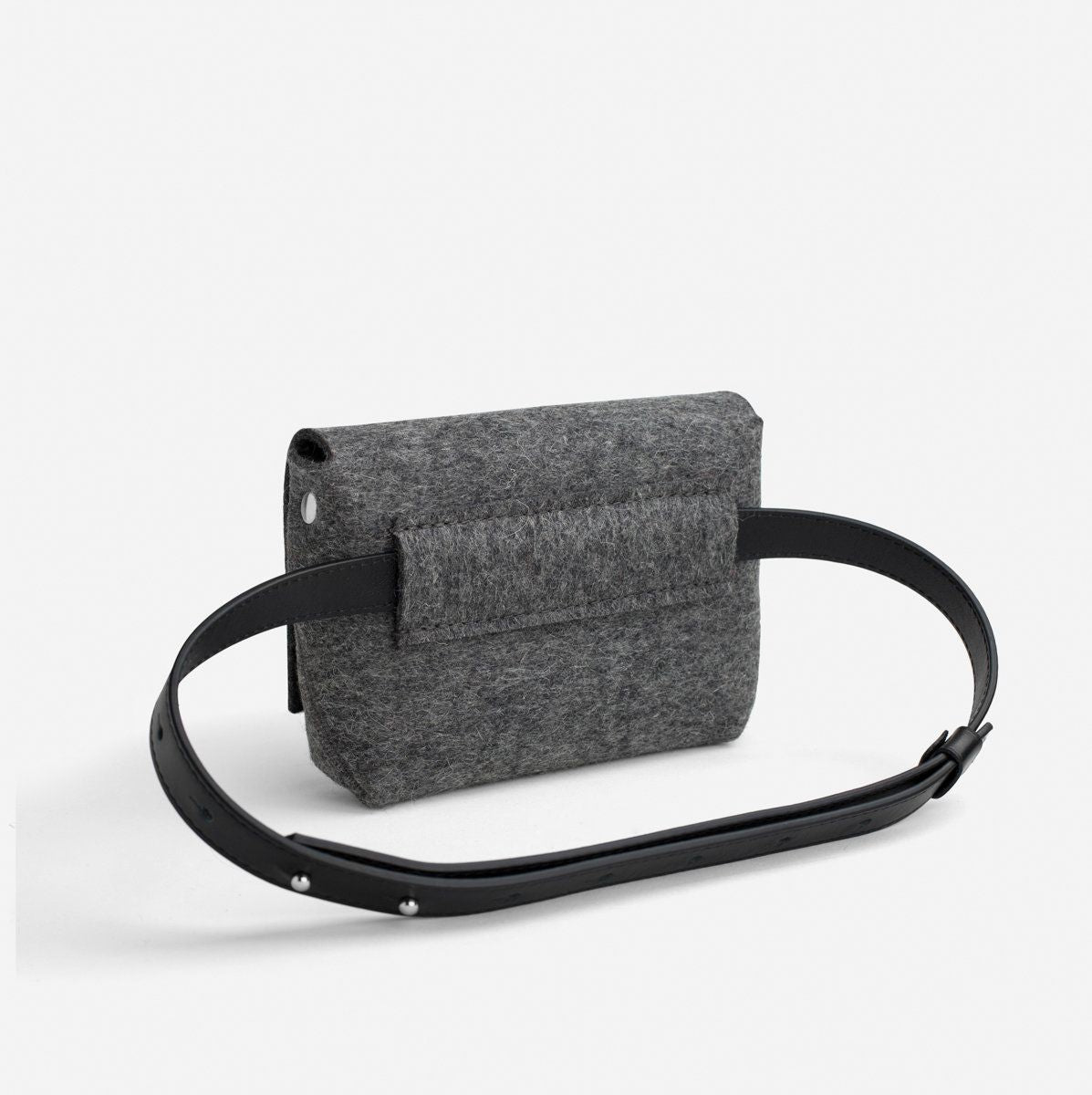 Merino Wool Felt Belt Bag