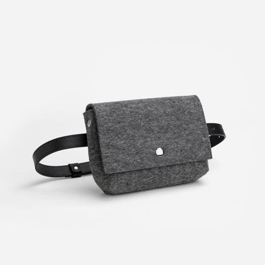 Merino Wool Felt Belt Bag